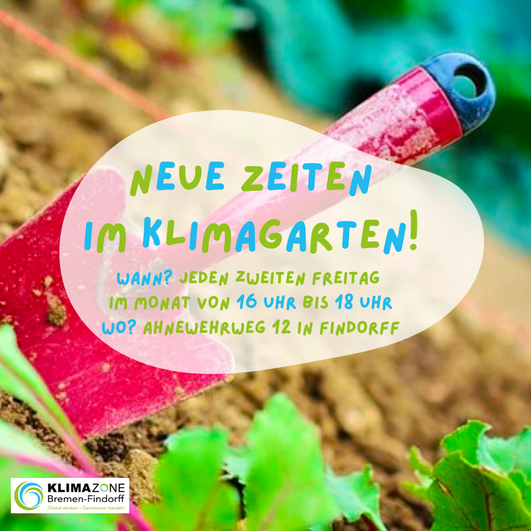 Read more about the article Neue Zeiten für die Aktionen im Klimagarten