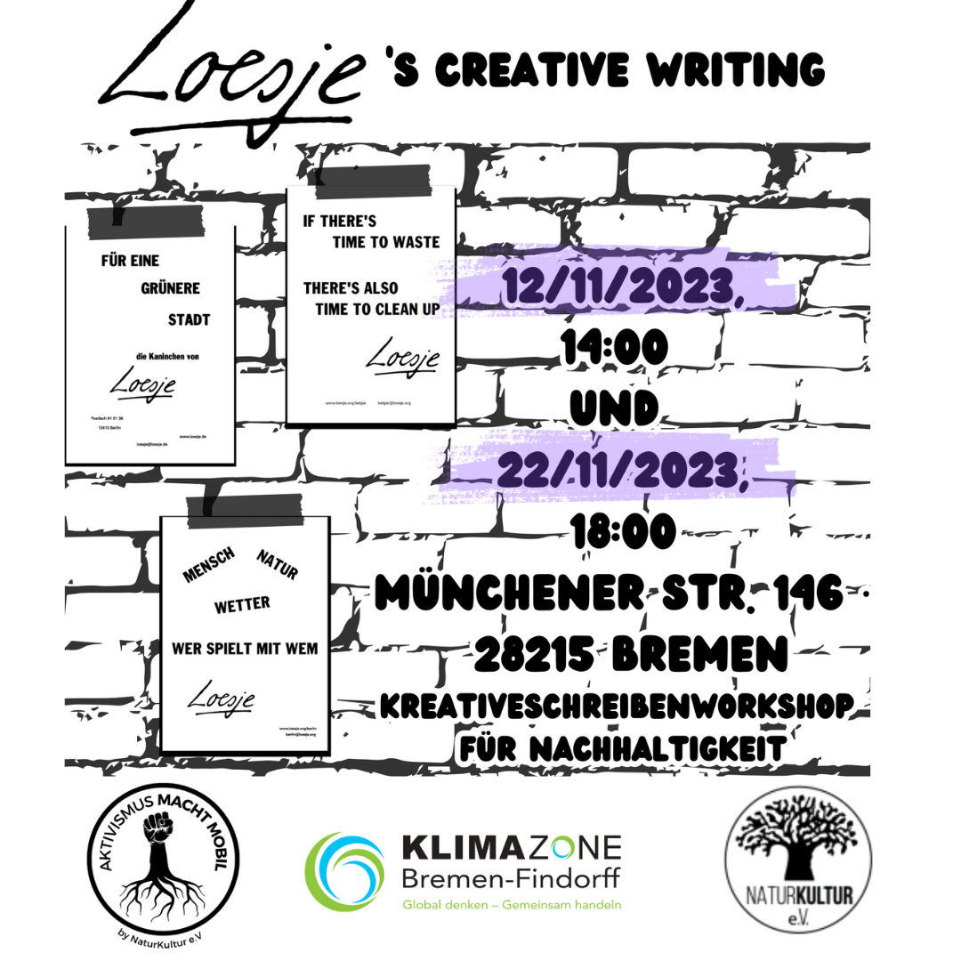 Read more about the article Finale: Loesje Poster-Workshop Nachhaltigkeit II